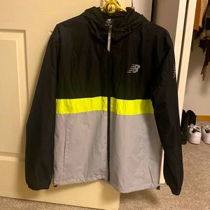 Mens medium new balance sport zip up jacket